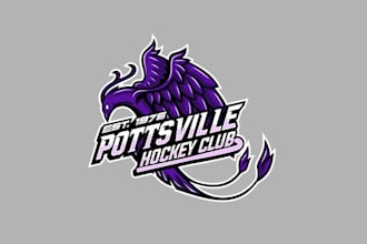 design exceptional team hockey club logo
