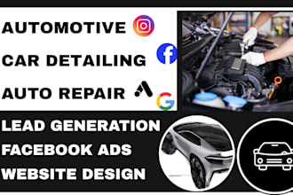 generate car detailing auto detailing car detailing leads car wash landing page