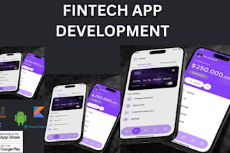 develop fintech app loan app payment app bank app fintech website