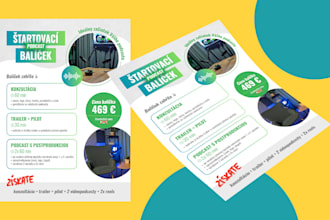design a high quality flyer for online or print promotion