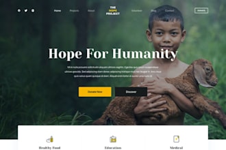 non profit website charity donation fundraising 501c3 crowfunding ngo website