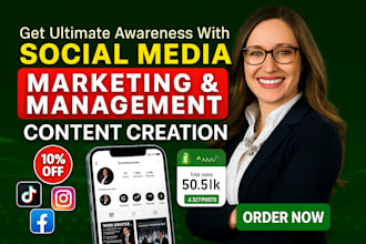 do shopify social media marketing manager tik tok shop facebook ads ig promotion