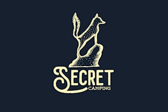 design an outdoor adventure travel and camping logo