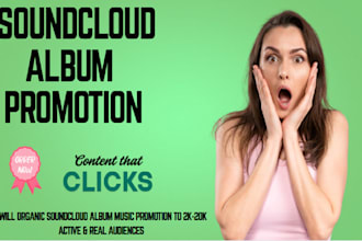promote your soundcloud album to boost streams and followers