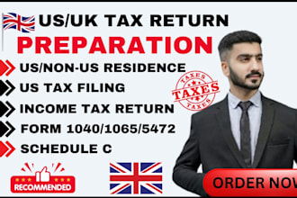 do US tax filing, tax return, form 5472,1040, 1065 business individual tax prep