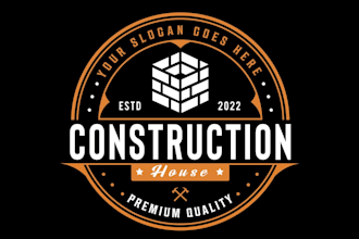 design a modern paving logo with satisfaction guaranteed