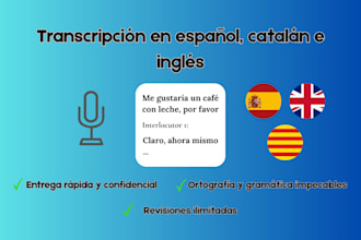 transcribe and subtitle your audio or video in spanish, catalan or english