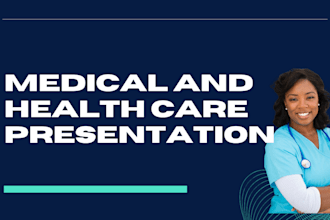 design medical and healthcare presentation slides