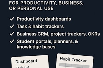 build a customized notion workspace for productivity