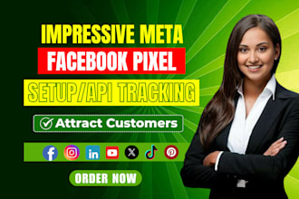 setup or fix pixels and conversion api for facebook tiktok instagram
