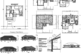 create detailed electrical architectural plumbing and mep drawings