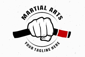design vintage original martial arts logo for your company