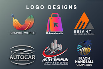 design, redesign, edit and recreate your custom logo