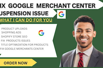 fix gmc misrespsentation issues or setup and optimize google shopping ads