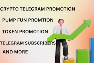 organic telegram promotion telegram subscribers solana memecoin promotion