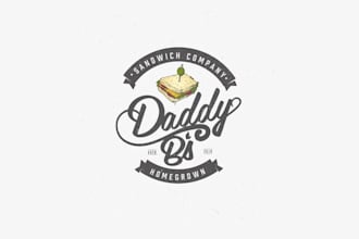 design beautiful pictorial sandwich shop logo