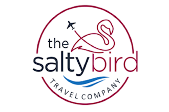 design motivation beach minded travelers logo