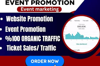 event promotion, event tickets sales, website traffic, resident advisor, concert