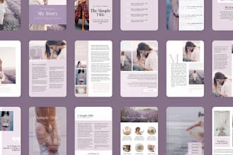 design fillable PDF journal custom planner workbook lead magnet ebook design