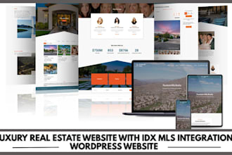 luxury real estate website idx mls integration real estate wordpress website