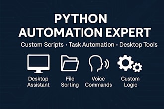 build custom python scripts to automate your workflow