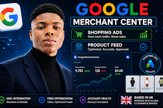 fix google merchant center product feed, and shopping ads for your store