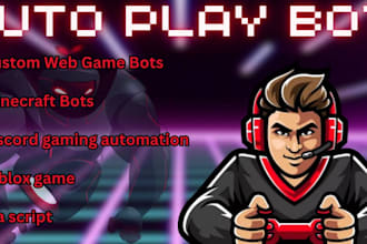 develop automation game bot,cheated bot,game cheats bot, mmorpg bot,telegram bot