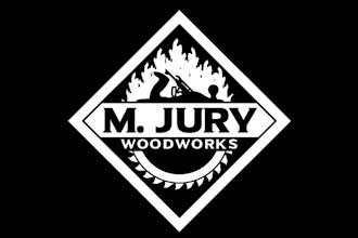 design a custom wood, carpentry and woodworking logo