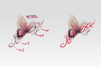 design a professional modern tattoo logo