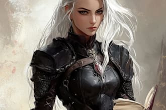 make a dnd and d and d character art illustration for you