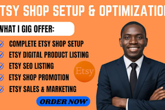 etsy shop setup etsy SEO listing etsy digital products listing setup etsy store
