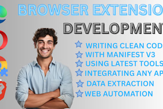 develop browser extension for google chrome and microsoft edge browser