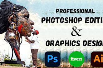 do expert photoshop image editing with professional results