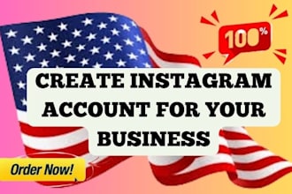create usa tiktok account, usa based instagram account for businesses