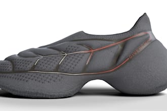 model 3d wearable sneakers, 3d sneakers, sneaker ready for manufacture