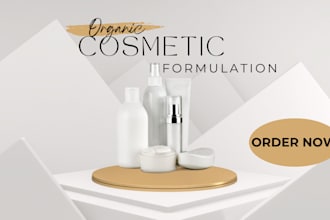 be your cosmetic chemist for effective and organic formulation