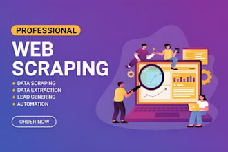 do web scraping web crawling and automation selenium data