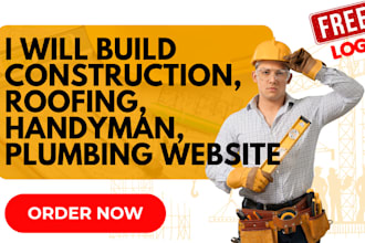 roofing construction renovation plumbing hvac contractor handyman website design