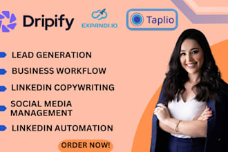 be linkedin outreach expert with dripify expandiio taplio