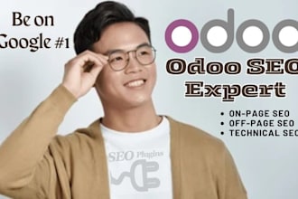 optimize onpage, off page, technical SEO on showit website, duda or odoo website
