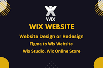 build wix website, wix website redesign, wix ecommerce, wix developer