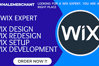 make stunning wix website design custom wix site for your brand