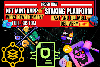 develop in web3 projects smart contract nft minting dapps telegram trading bot