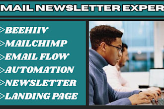 be your email marketing manager on mailchimp beehiiv substack constant contact