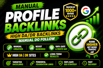 manual profile backlinks for safe and effective SEO growth