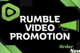 promote your rumble video to real and targeted audience