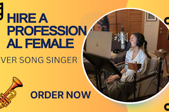 do cover for your song in gospel, rnb soulful style as your female vocalist