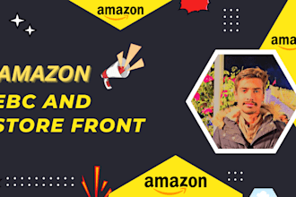 create amazon ebc and storefront design