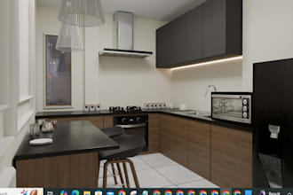 architectural walkthrough,home cinema,stage design, cinema interior,villa render