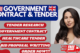 create compelling rfp responses and tender applications for US and UK government